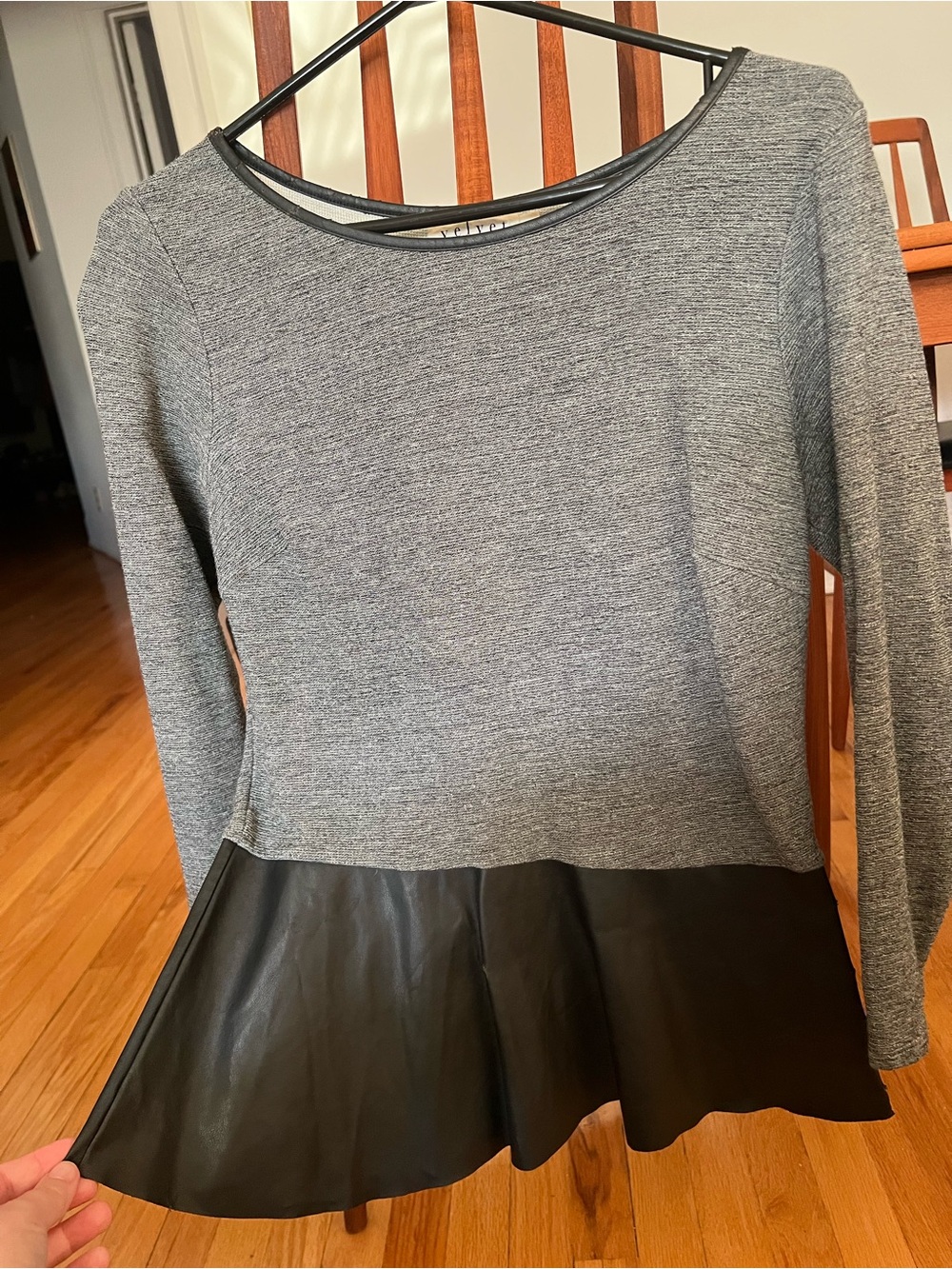 Velvet by Graham and Spencer - peplum blouse M
